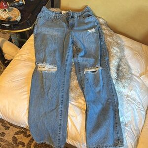 Fashion Nova Classic Light Blue Denim Jeans